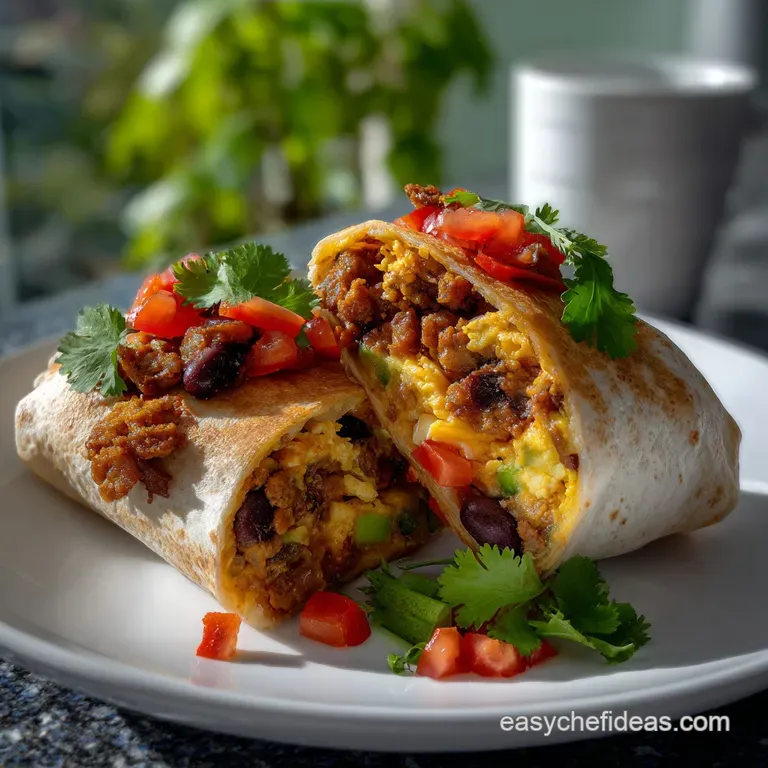 The Best Freezer Breakfast Burrito Recipe Yet presentation