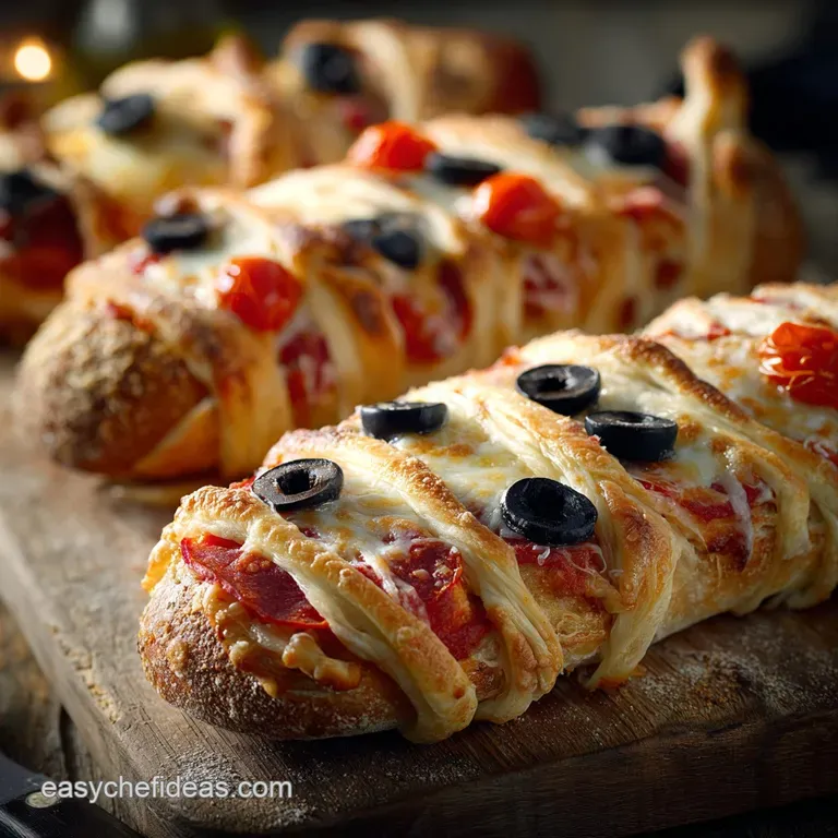 French Bread Mummy Pizzas: The Speedy Spooky Weeknight Treat