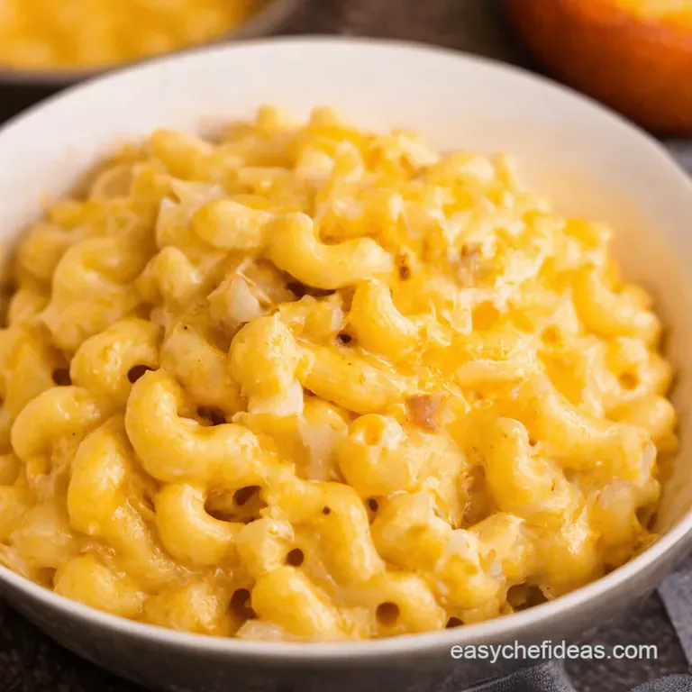 French Onion Mac and Cheese Oui Cheese Please presentation