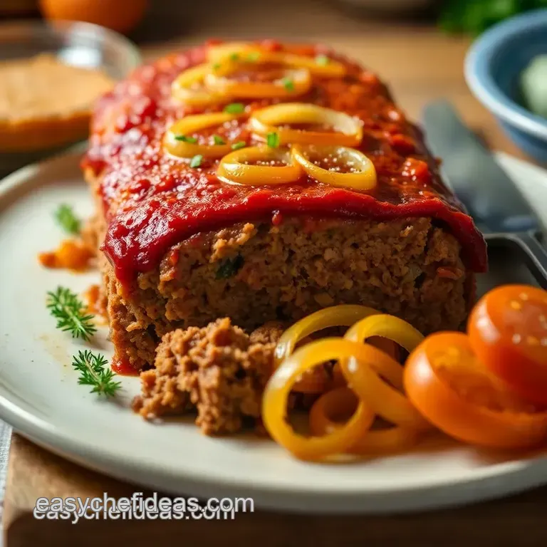 French Onion Meatloaf presentation