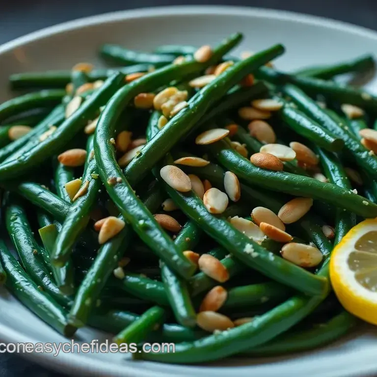 Garlicky Lemon Green Beans with Toasted Almonds