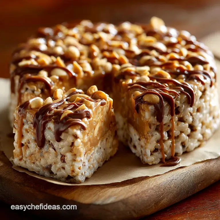 Giant Peanut Butter Rice Cakes the Mighty Crunch Slab 20Minute Prep presentation