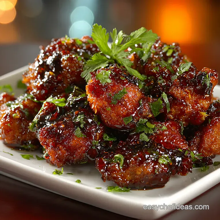 Gobi Manchurian Seriously Easy Delicious presentation