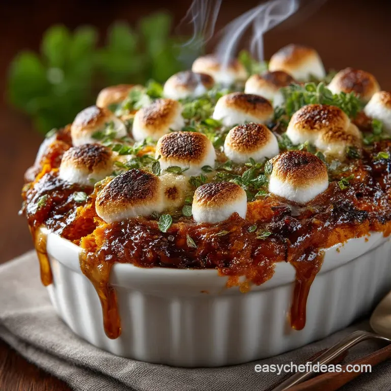The Ultimate Golden Crown Sweet Potato Casserole Baked Not Boiled presentation