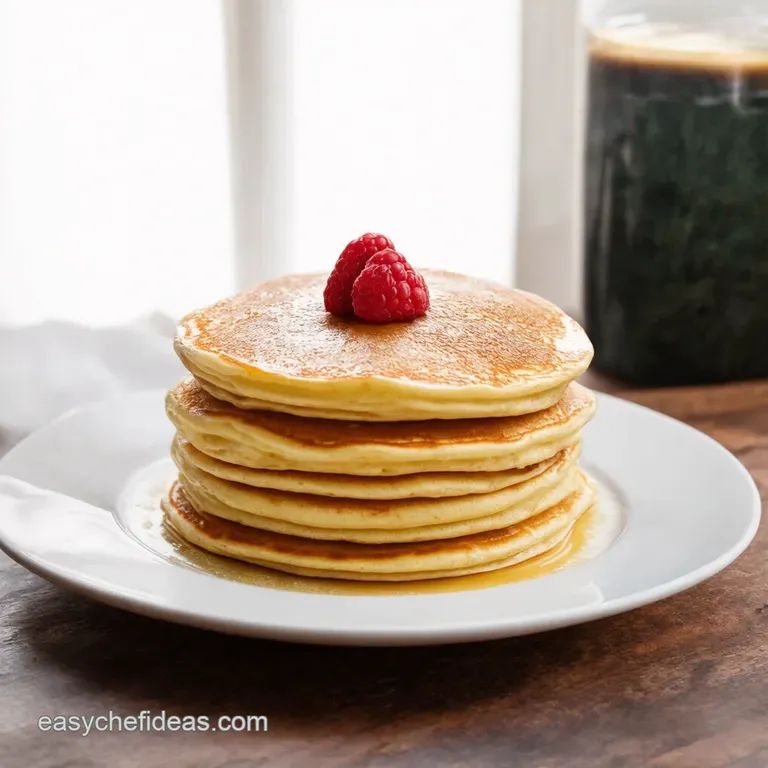 Golden Morning Bliss The Easiest Pancake Recipe Ever
