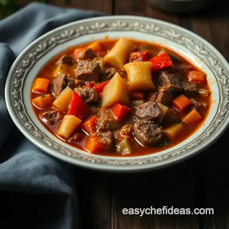 Grandma Agnes s Hearty Hungarian Goulash presentation