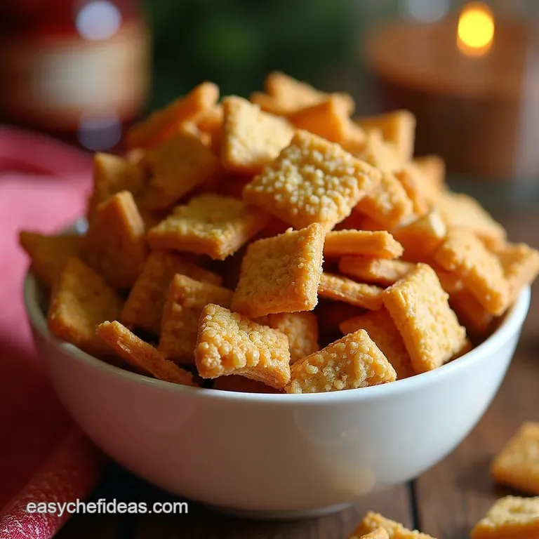 Nans Famous Christmas Chex Mix the Ultimate Buttery Crunchy Holiday Snack presentation