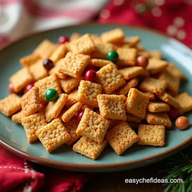 Nans Famous Christmas Chex Mix The Ultimate Buttery Crunchy Holiday Snack
