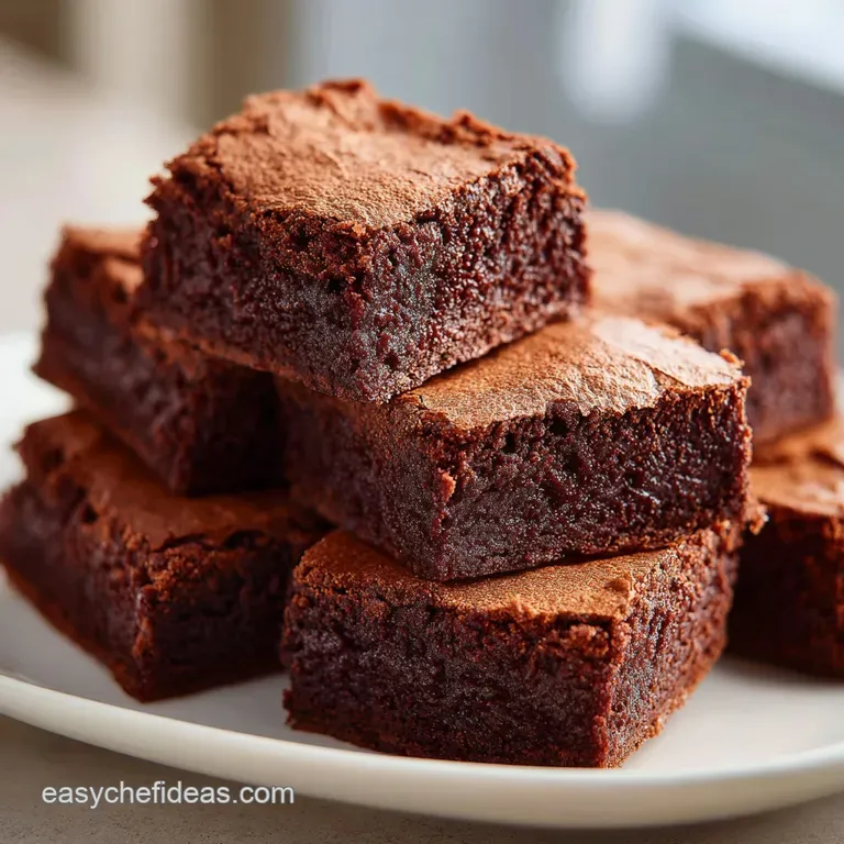 A square of rich chocolate cake on a white plate, paired with a swirl of white cream and a single red raspberry.