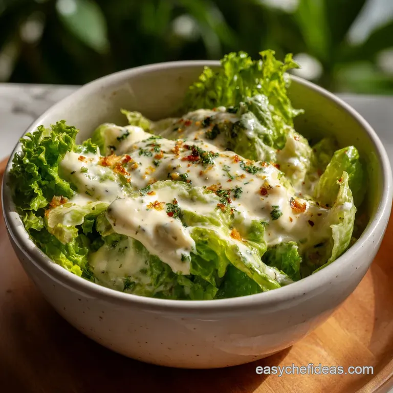 Greek Yogurt Caesar Dressing: Lightened Classic