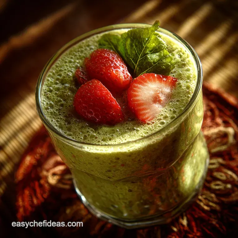 Green Monster Smoothie: The Emerald Elixir (Smooth as Silk)