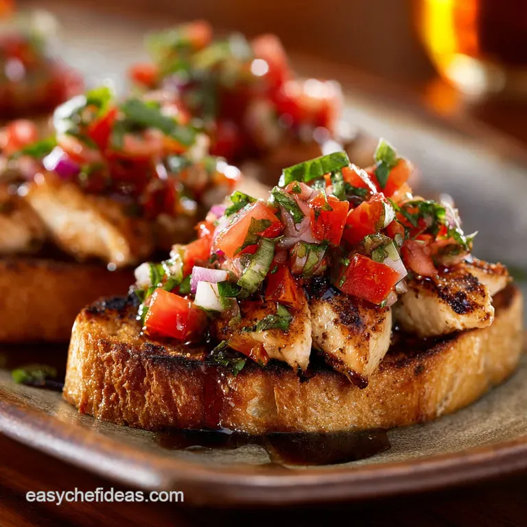 Grilled Chicken Bruschetta A Bright Mediterranean Supper Ready in 65 Mins