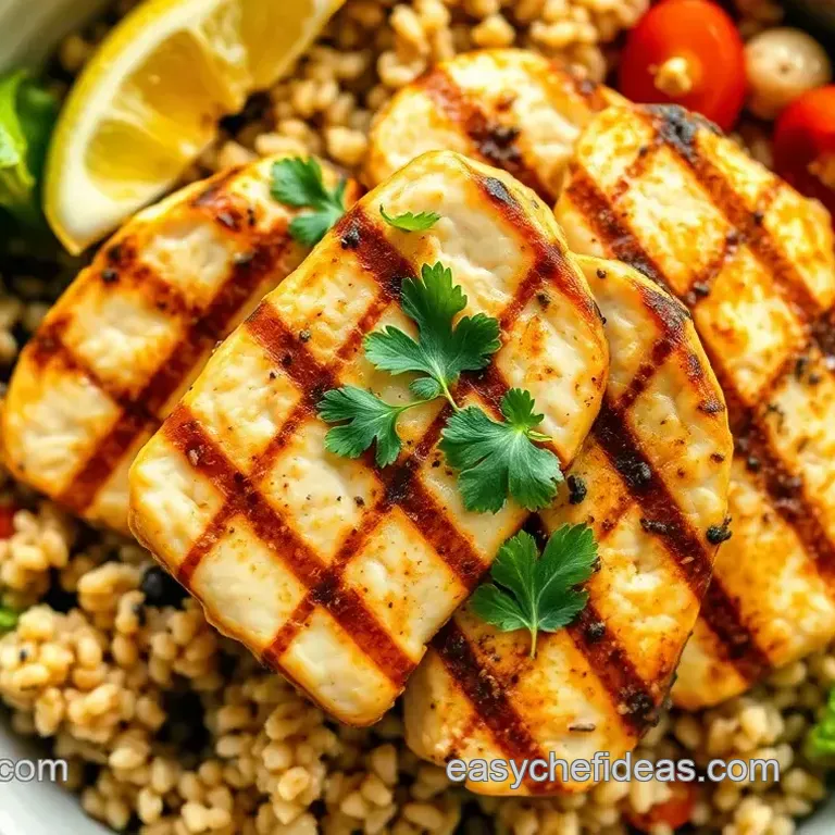 Grilled Chicken Quinoa Bowl - Healthy Delight