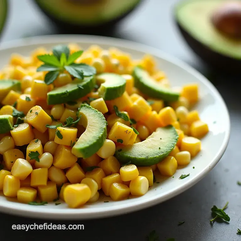 Grilled Corn Avocado Salad with LimeCilantro Dressing