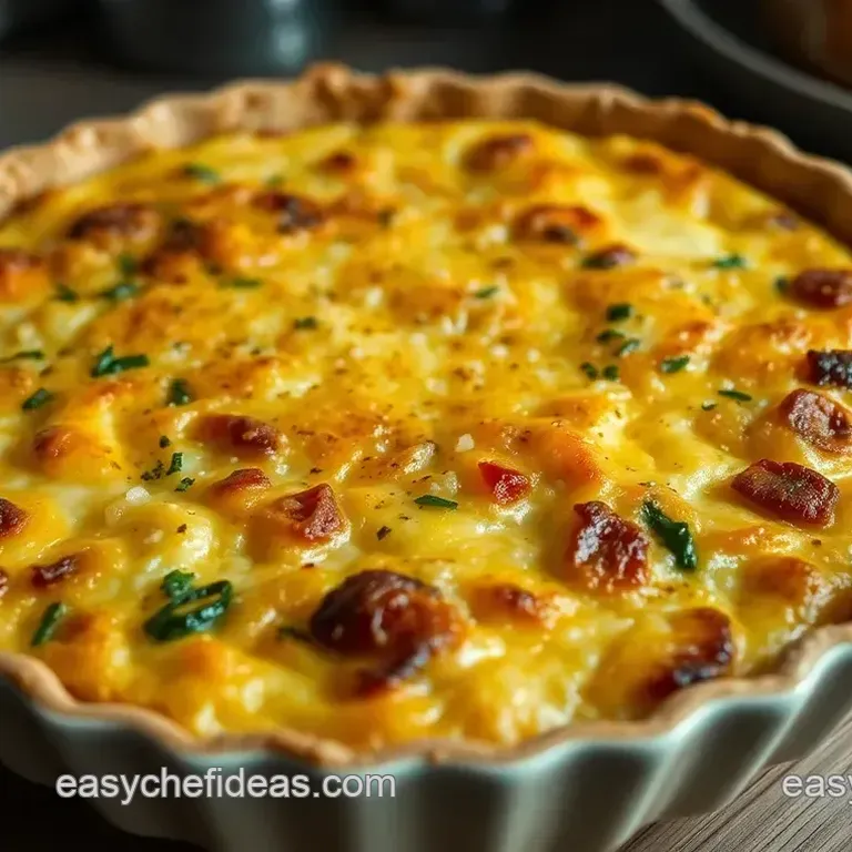Hash Brown Quiche: A Breakfast Delight with a Crispy Twist