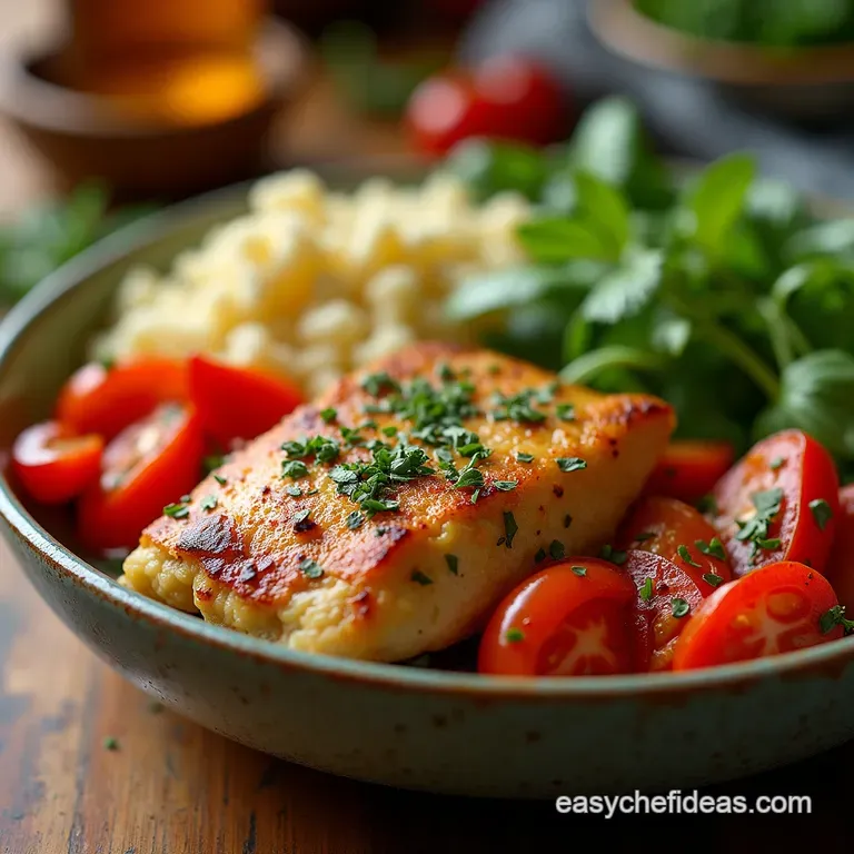 Sunshine Oregano the Ultimate Healthy Greek Chicken Bowl presentation