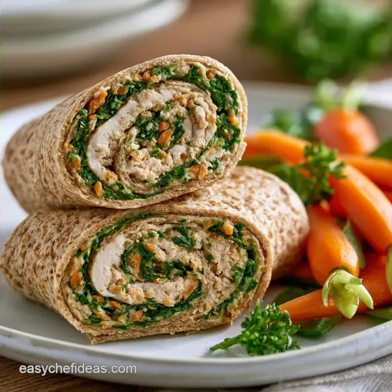 Healthy Kids Lunch Meal with Turkey Wraps: High Protein