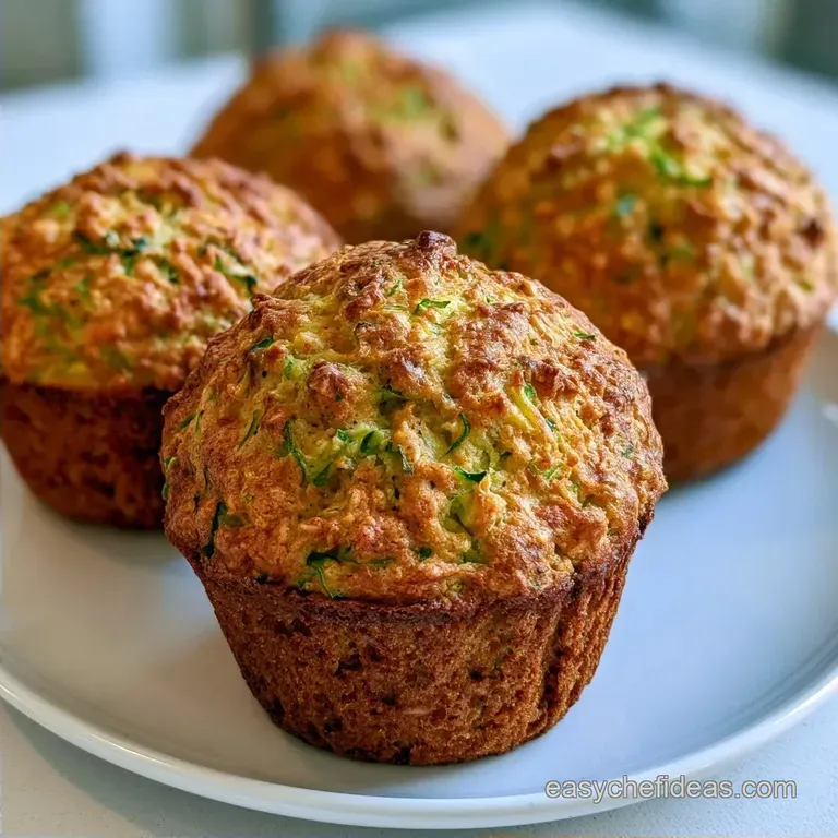 Zucchini Muffins with Oat Flour
