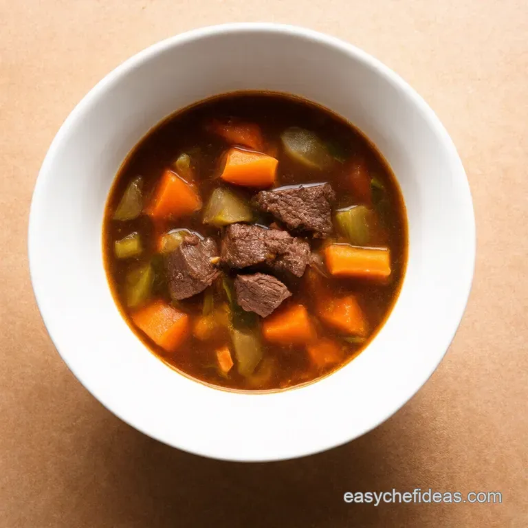 Hearty Homestyle Vegetable Beef Soup