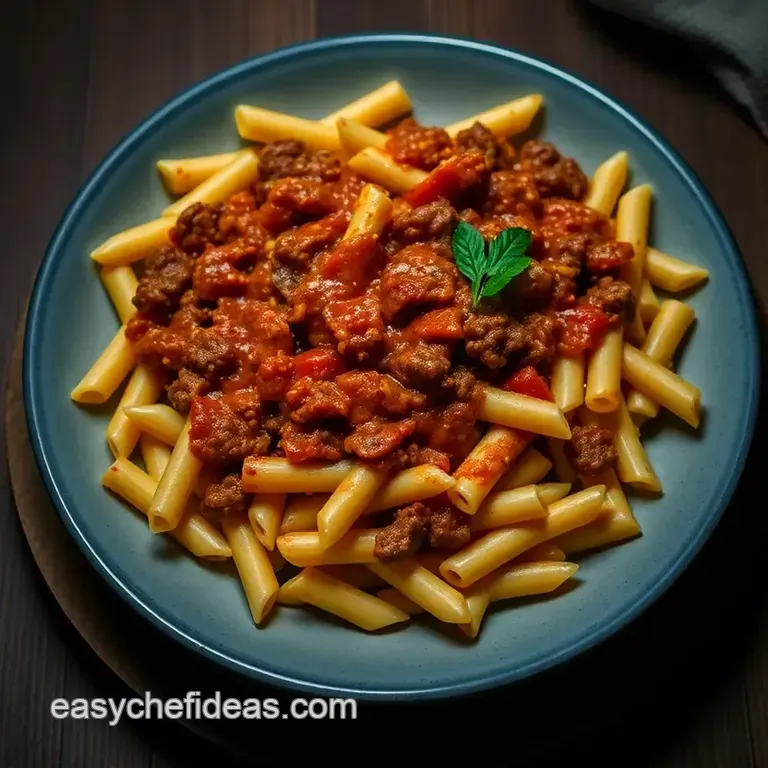 Hearty Pasticcio: a Traditional Italian Baked Pasta Dish presentation