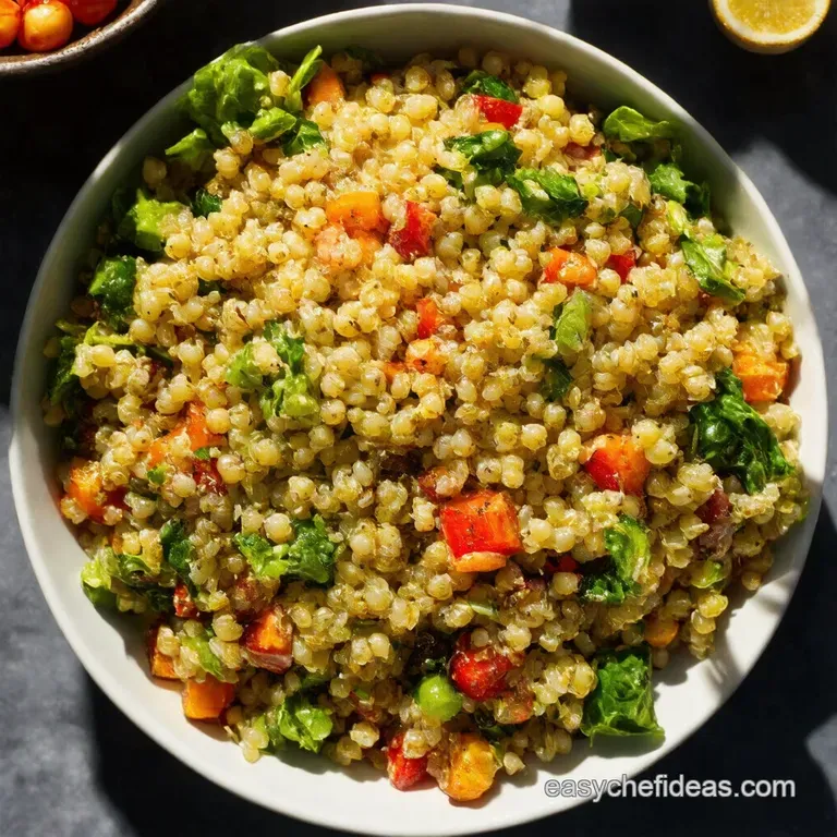 Hearty Pearl Barley Roasted Vegetable Salad with LemonHerb Vinaigrette