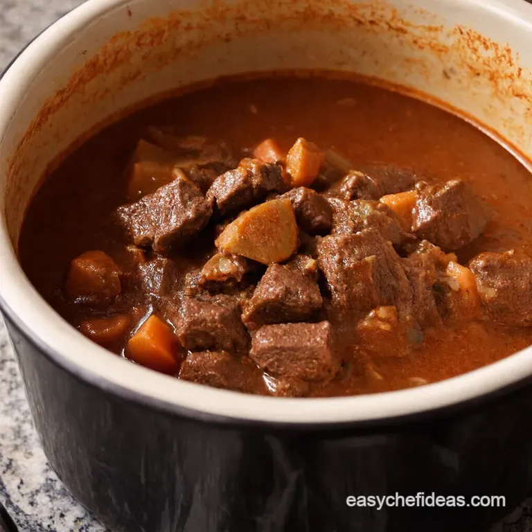 Hearty Slow Cooker Beef Stew presentation