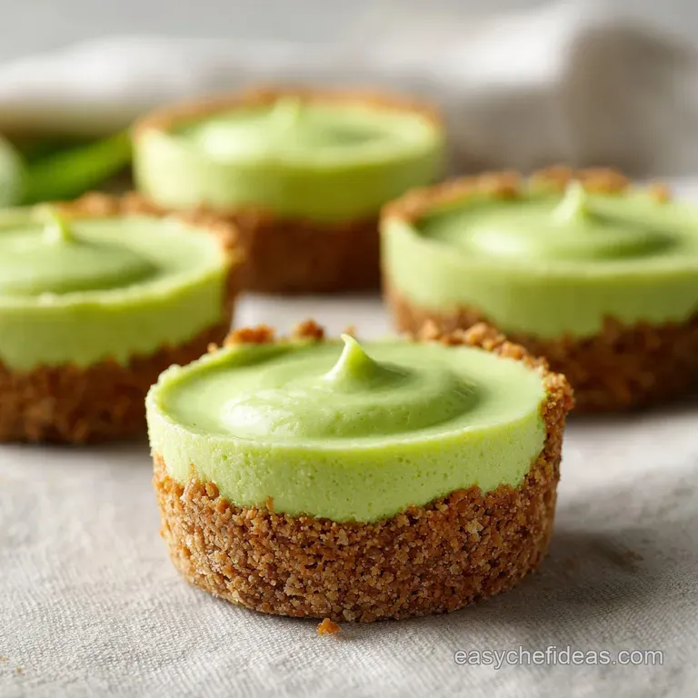Heavenly No Bake Mini Key Lime: Silky and Zesty