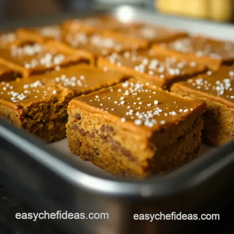 Heavenly Paula Deen Pumpkin Bars presentation