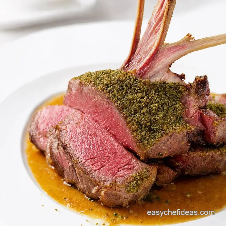 Herb Crusted Rack of Lamb with Rosemary Potatoes