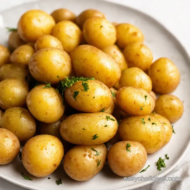Herbed New Potatoes with LemonGarlic Butter
