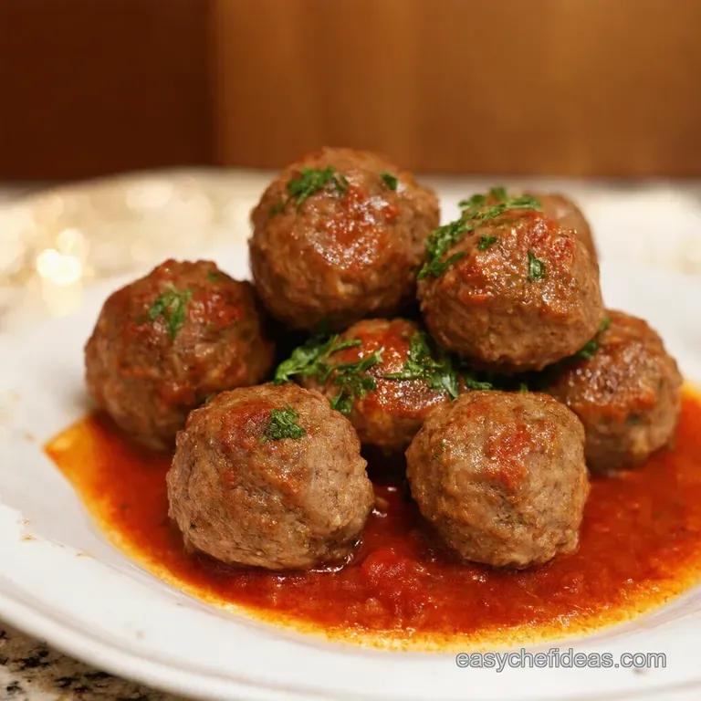 Herby Lamb Meatballs with Lemongarlic Yogurt Sauce presentation