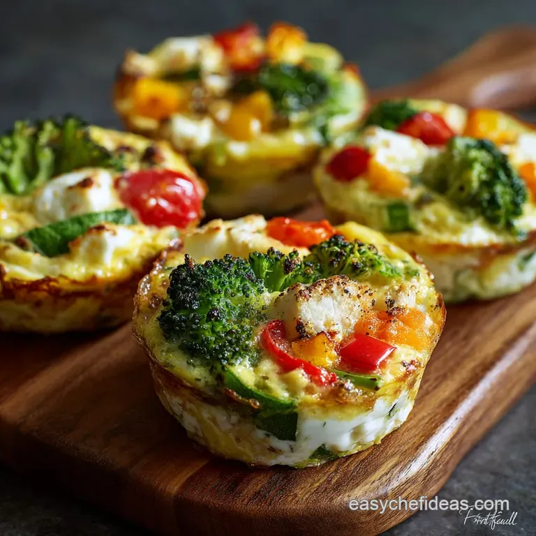 High Protein Egg White Cups with Veggies and Turke: The Skinny Scramble Meal Prep
