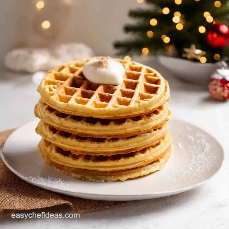 Eggnog Waffles A Christmas Treat All Year Round