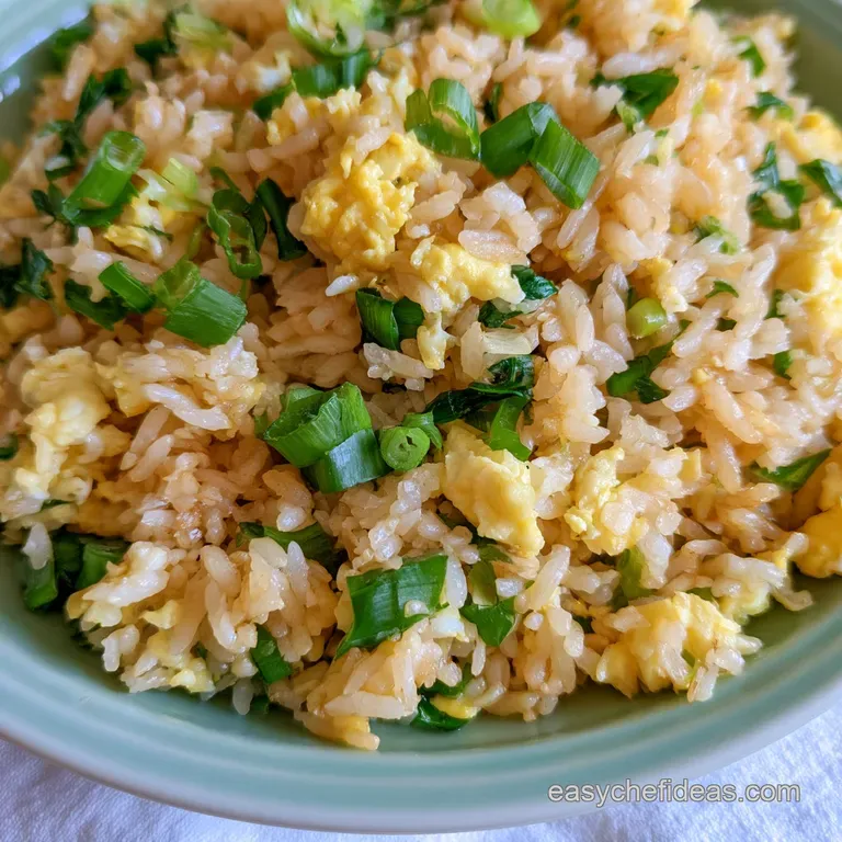 Egg Fried Rice: Easy and Savory