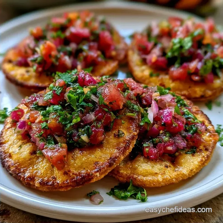 Homemade Salsa Tostadas in 30 Minutes