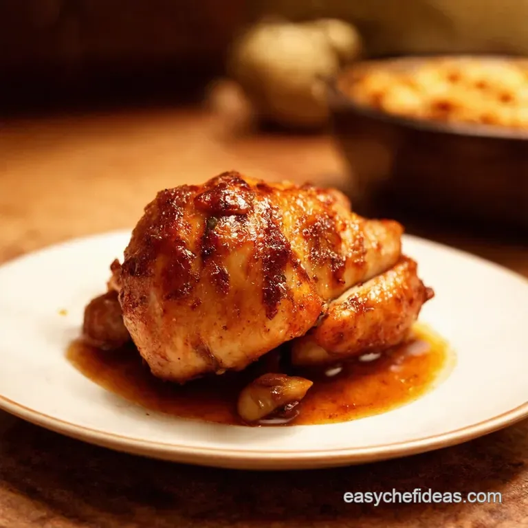 Honey Garlic Glazed Chicken Sticky Sweet Perfection presentation