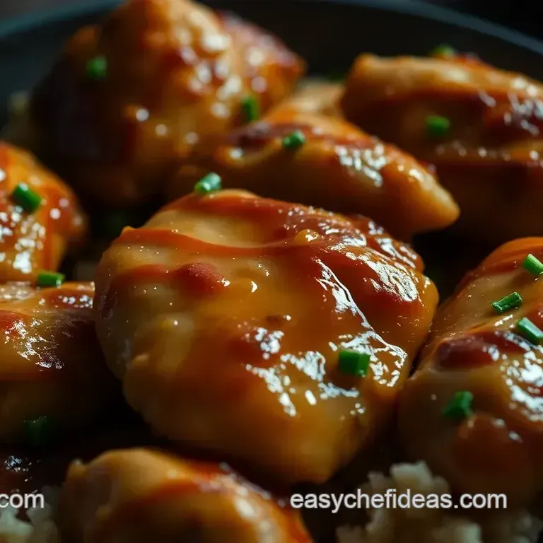 Honey Garlic Glazed Chicken Thighs