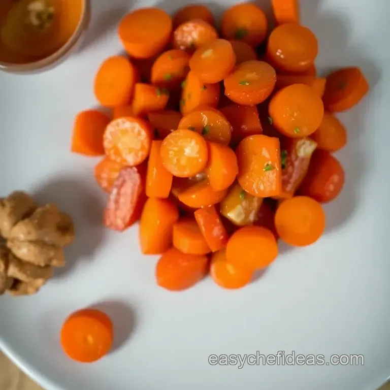 Honey-Glazed Carrots with a Hint of Spice presentation