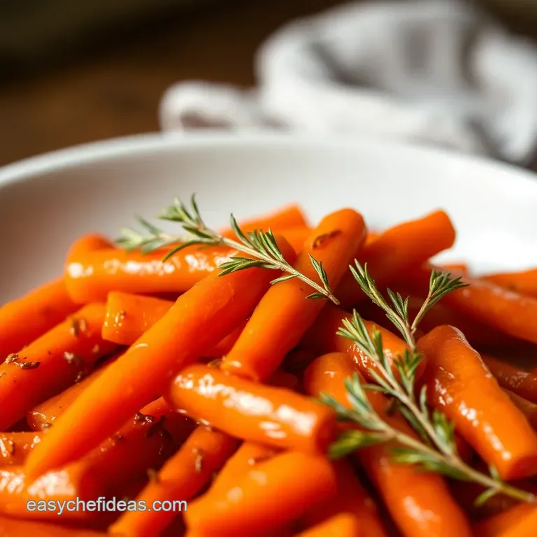 Honey-Glazed Roasted Carrots with Rosemary & Thyme