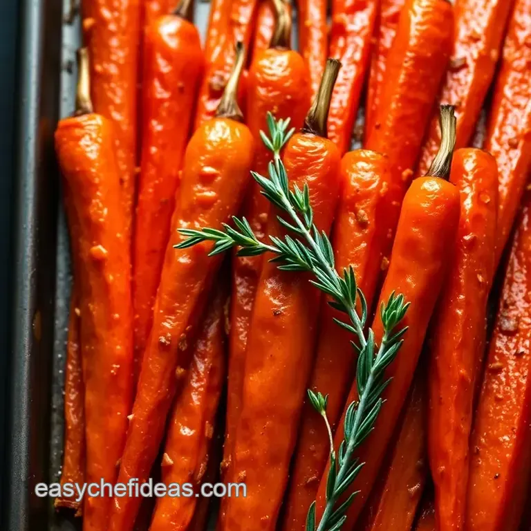 Honey-Roasted Carrots with Thyme: a Sweet and Savoury Delight presentation