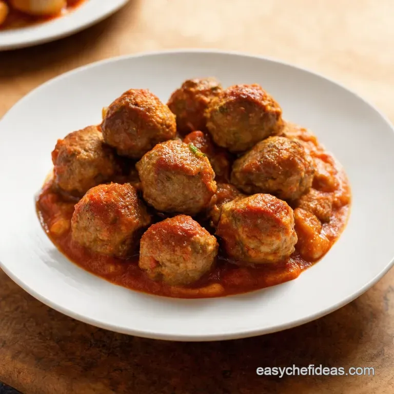 Ikeainspired Swedish Meatballs with Creamy Gravy presentation