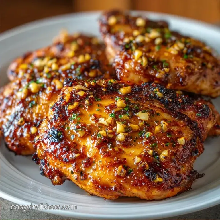 Instant Pot Garlic Chicken: Savory and Tender