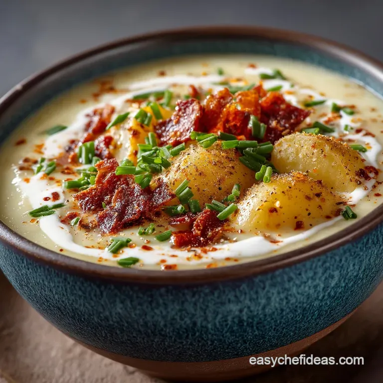 Instant Pot Potato Soup: Speedy Comfort Food presentation