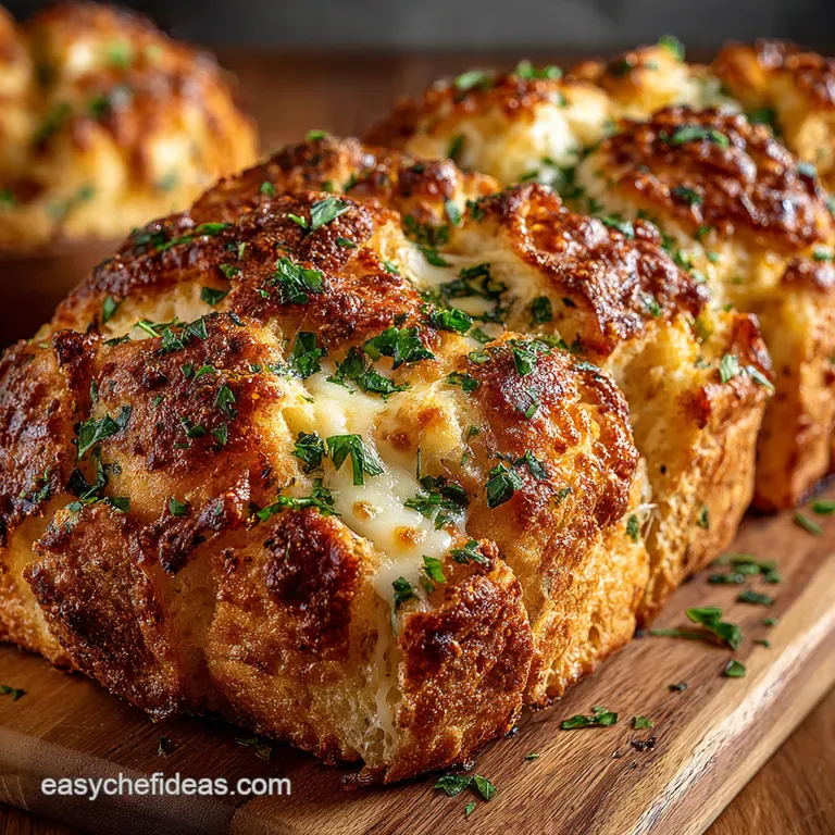 Irresistible Italian Herb and Cheese Bread Roll Recipe presentation