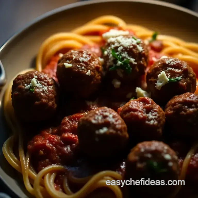 Irresistible Meatballs with Creamy Ricotta presentation