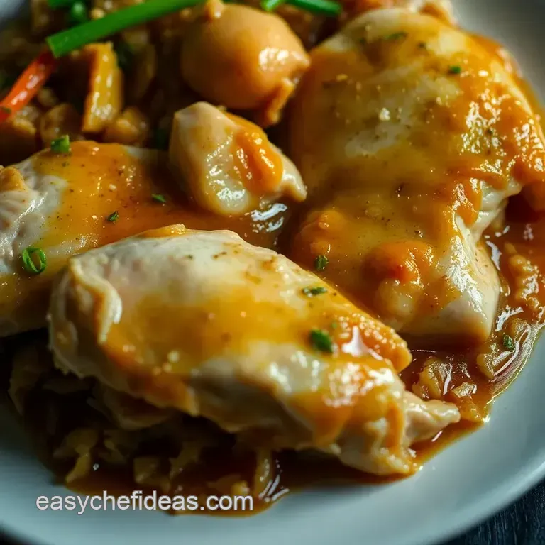 Juicy Honey Garlic Chicken Breasts presentation