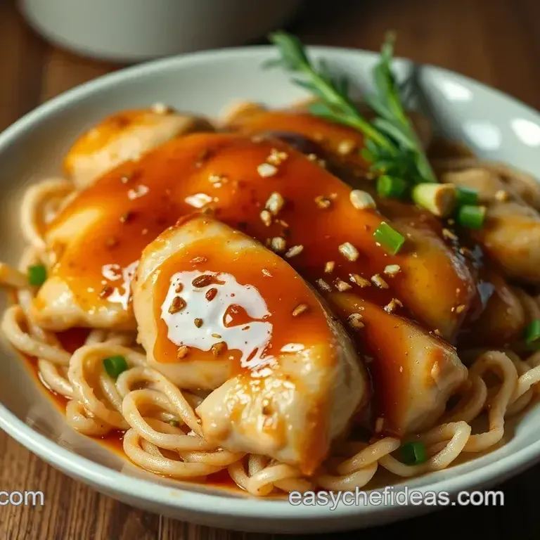 Juicy Honey Garlic Chicken Breasts