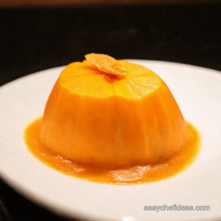 Kabocha No Nimono Sweet Savory Simmered Pumpkin presentation