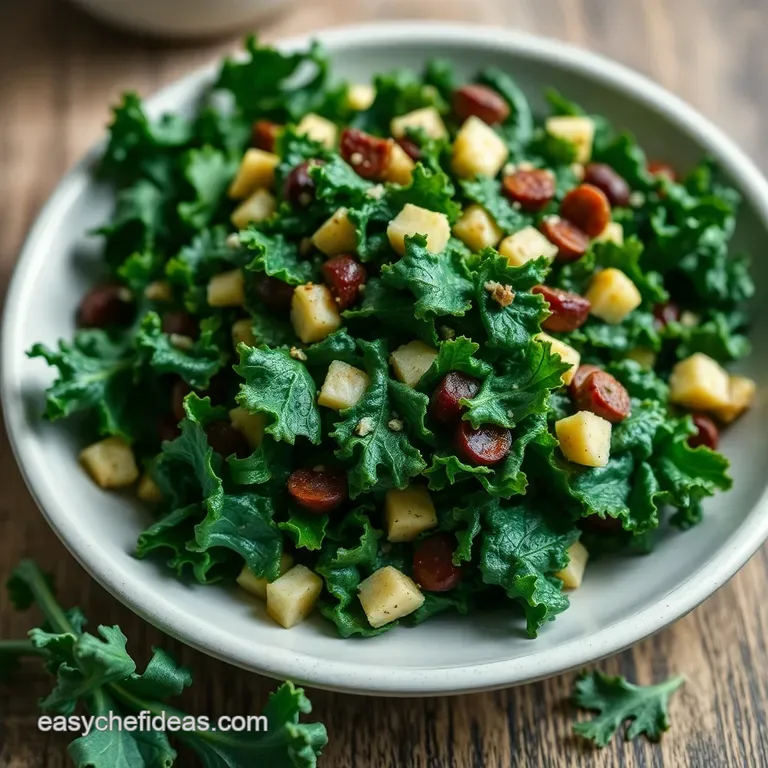 Kale Yeah! Massaged Kale Salad with Roasted Sweet Potatoes & Maple-Dijon Dressing