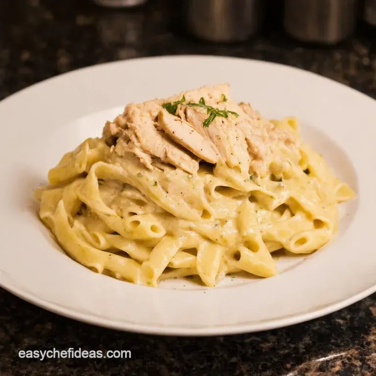 Keto Creamy Dreamy Chicken Alfredo presentation